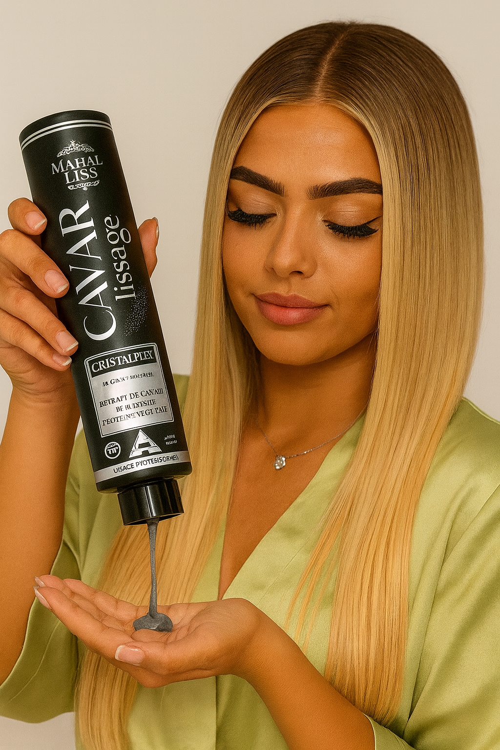 Lissage Mahal Liss® extrait caviar, huile de nigelle & protéine végétale 1 litre