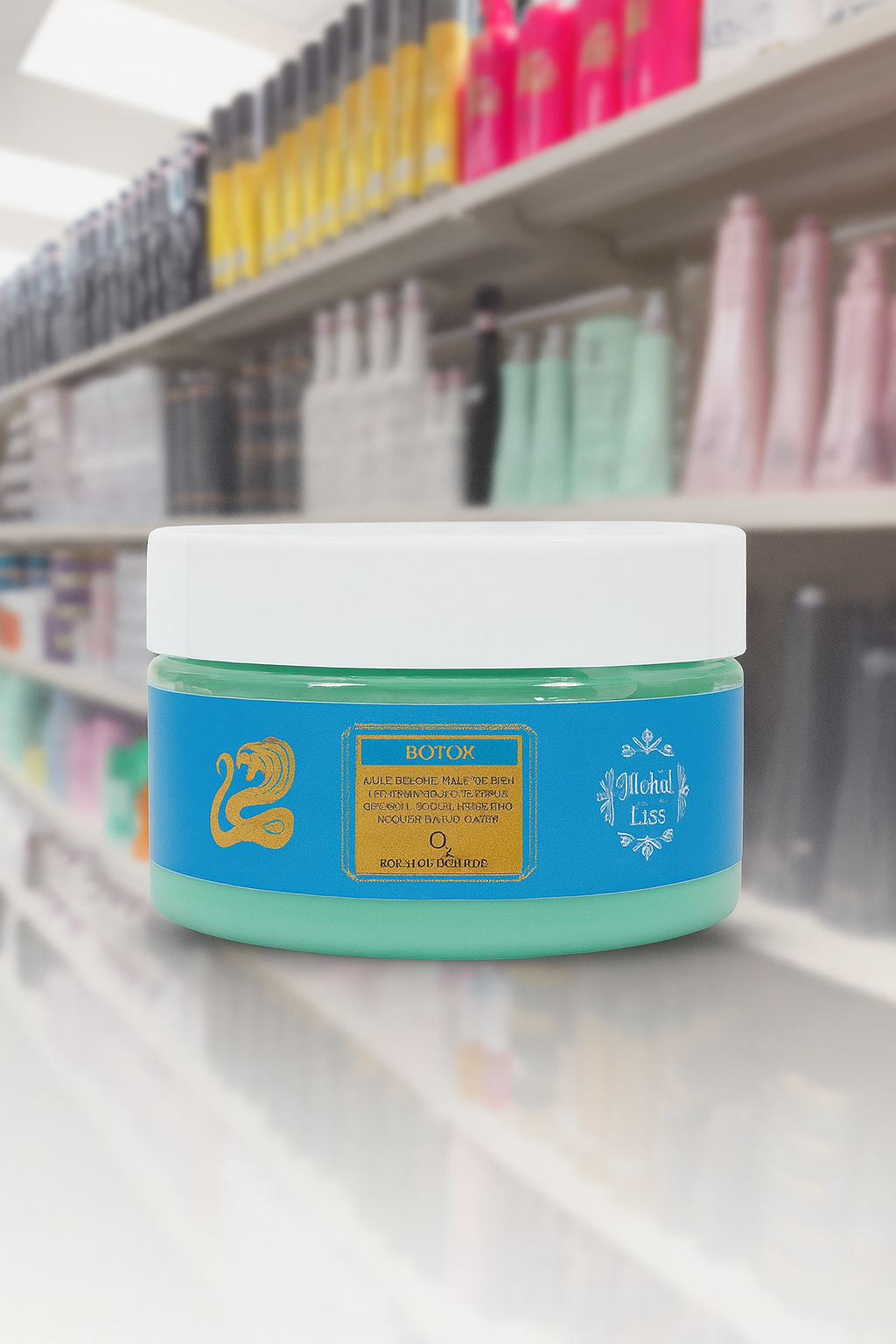 SOIN PROFOND 10 HUILES PRÉCIEUSES MAHAL LISS ( favorise la pousse du cheveu ) 100 GR