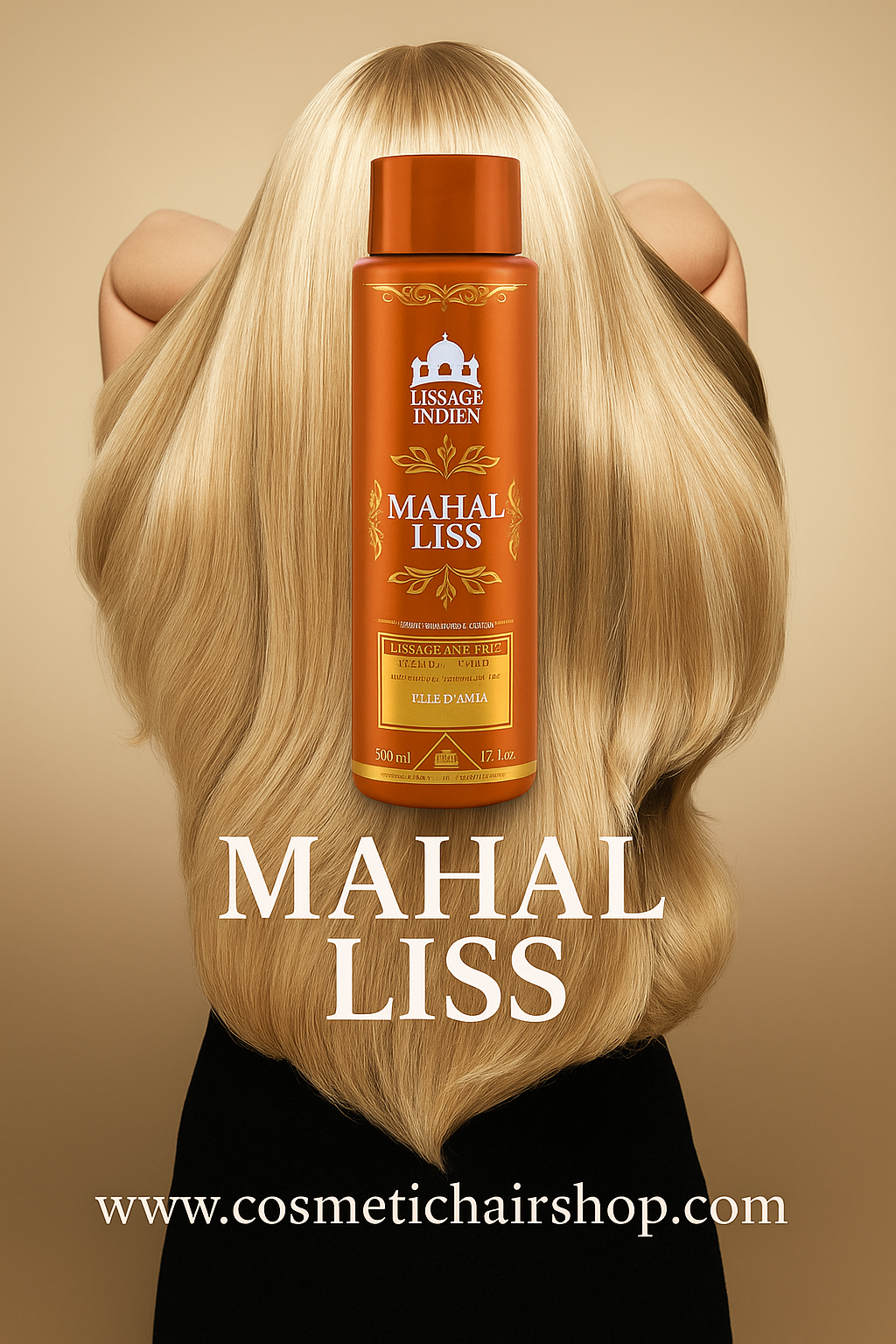 “Lissage Nano Indien Mahal Liss® à l’Huile d’Amla – Soin Lissant Naturel Sans Formol pour Cheveux Brillants et Fortifiés