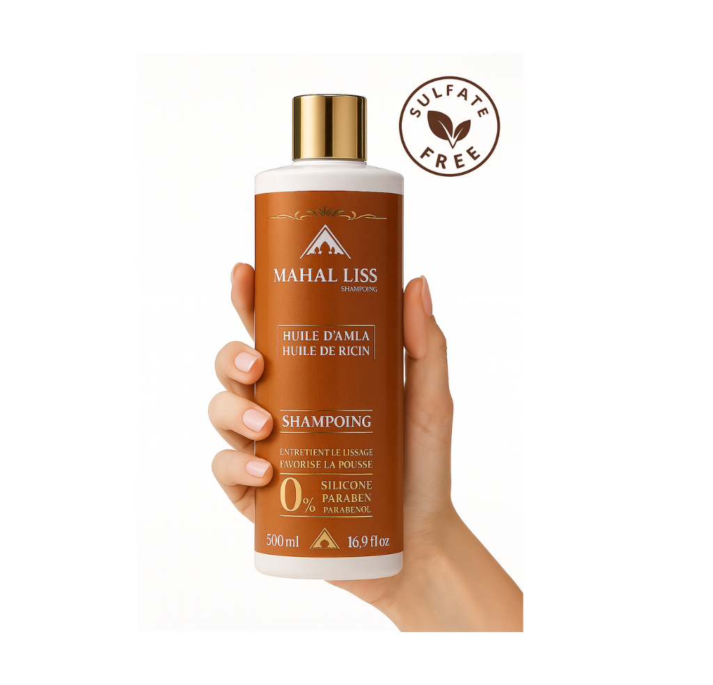 Shampoing Mahal Liss® à l'huile d'amla et huile de ricin 500ml