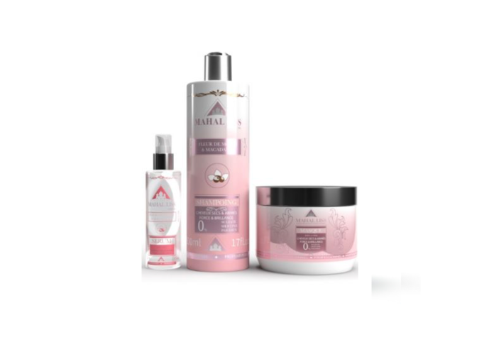 Kit entretien lissage mahal liss fleur de monoi et macadamia