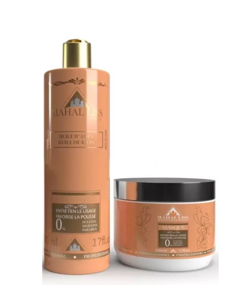 Pack duo Mahal Liss® à l'huile d'amla et huile de ricin