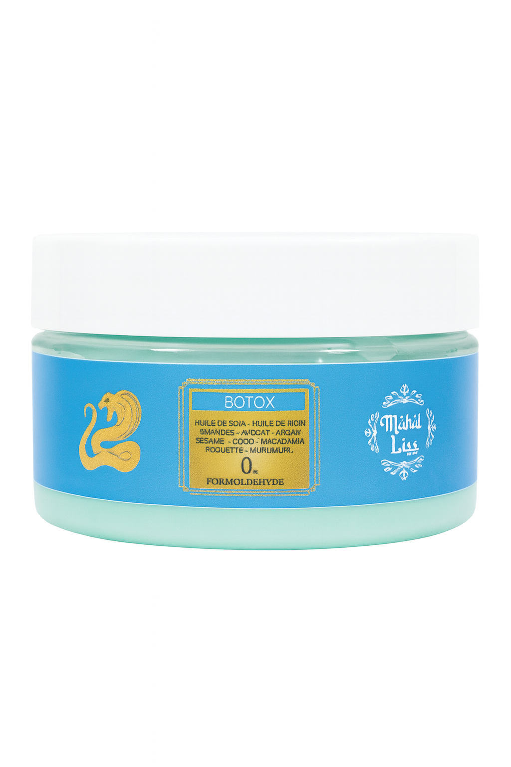 SOIN PROFOND 10 HUILES PRÉCIEUSES MAHAL LISS ( favorise la pousse du cheveu ) 100 GR