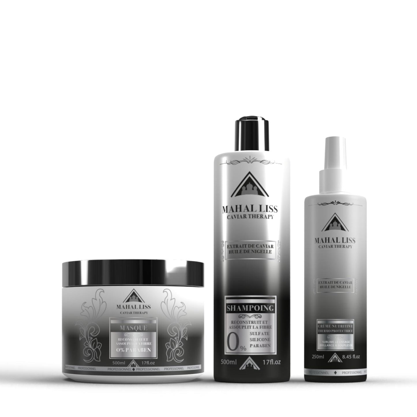 Kit trio MAHAL LISS® caviar therapy