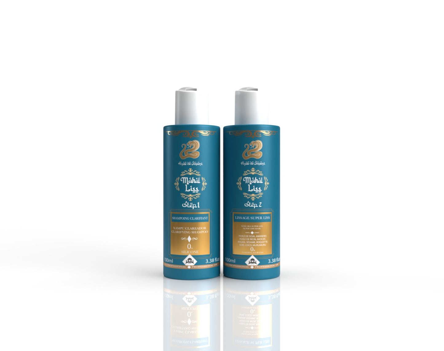 Mini kit lissage Mahal Liss® à l'huile de serpent 100ml