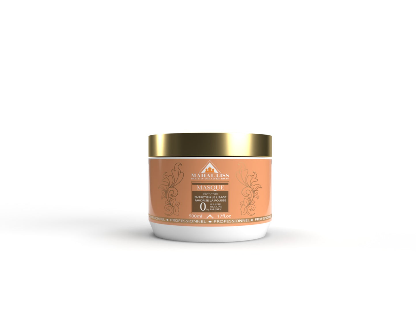 Masque MAHAL LISS à l'huile d'amla & huile de ricin 500GR