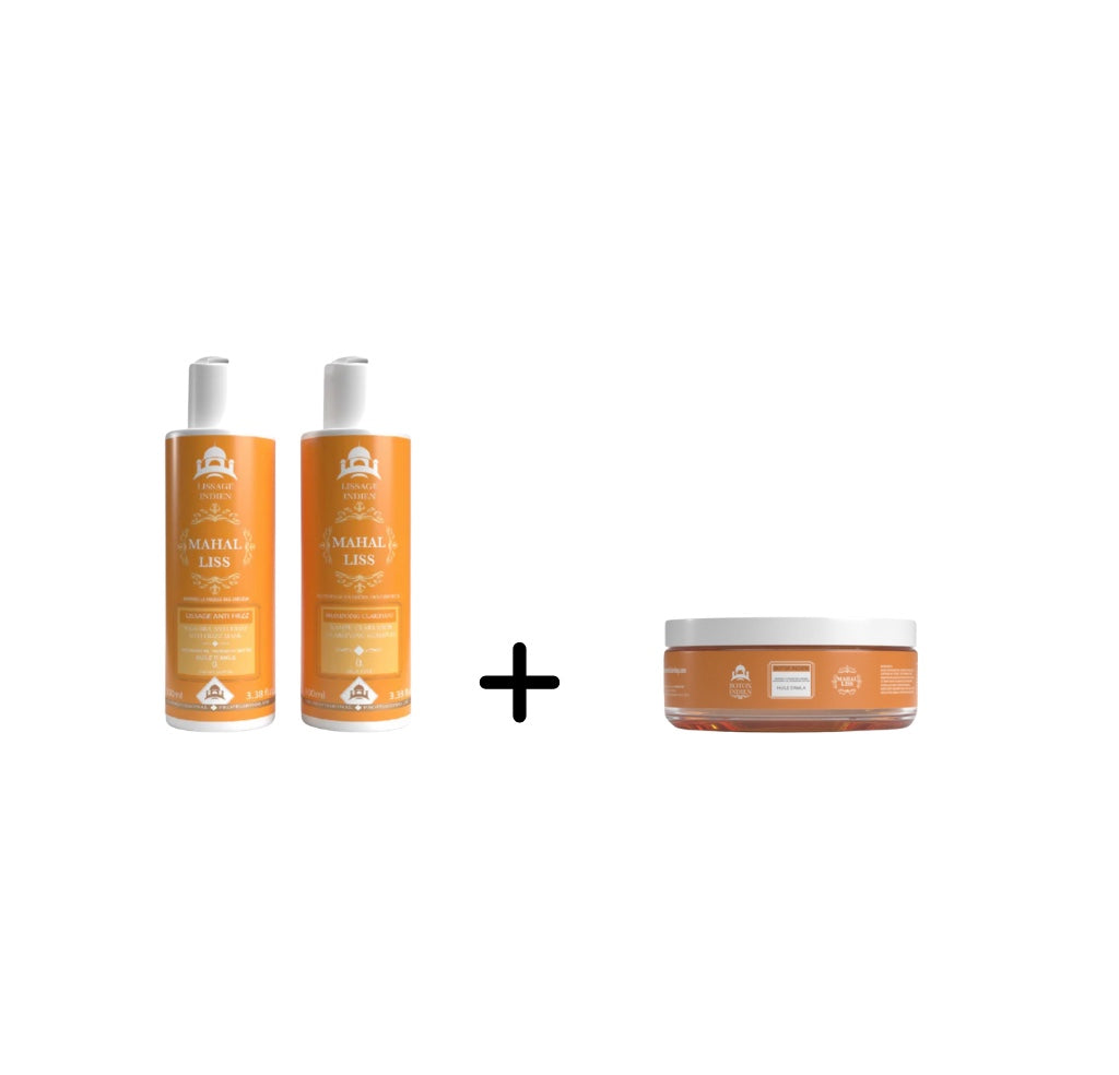 Kit lissage nano indien mahal liss et Botox indien mahal liss