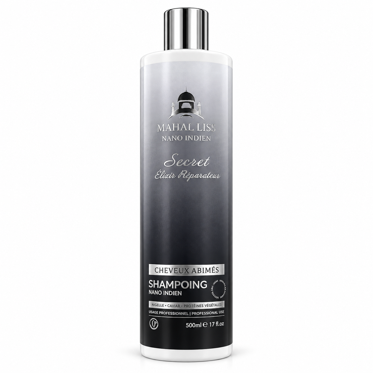 Shampoing Élixir Réparateur Mahal Liss® — Cheveux abîmés, 500 ml