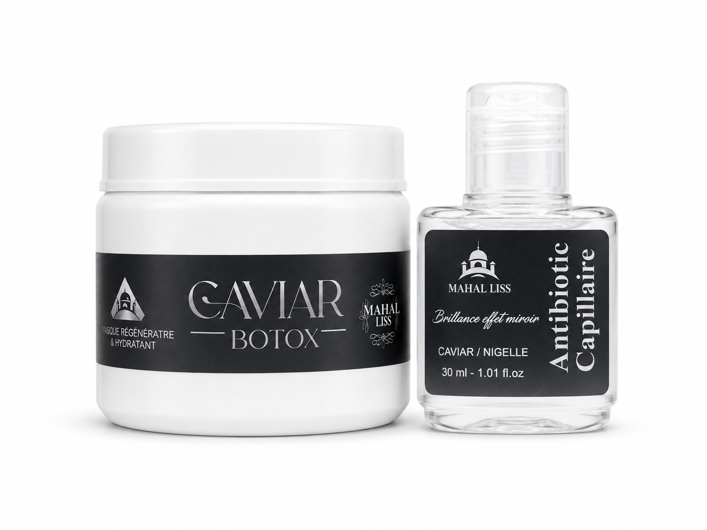 Mini Kit BTX Caviar et Nigelle Mahal Liss avec Antibiotic Capillaire