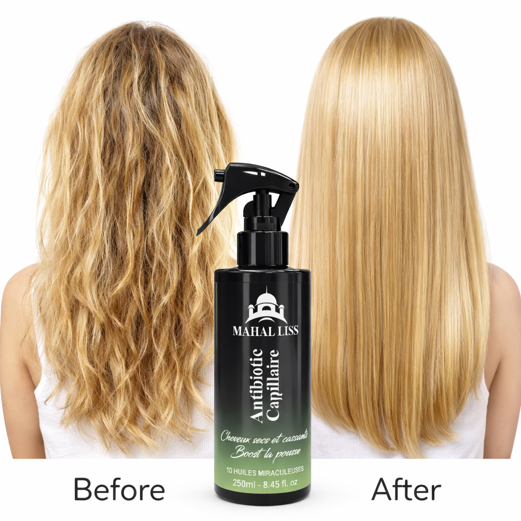 ANTIBIOTIC CAPILLAIRE MAHAL LISS – SOIN PROFESSIONNEL HAUT DE GAMME RÉPARATEUR & ACTIVATEUR DE POUSSE