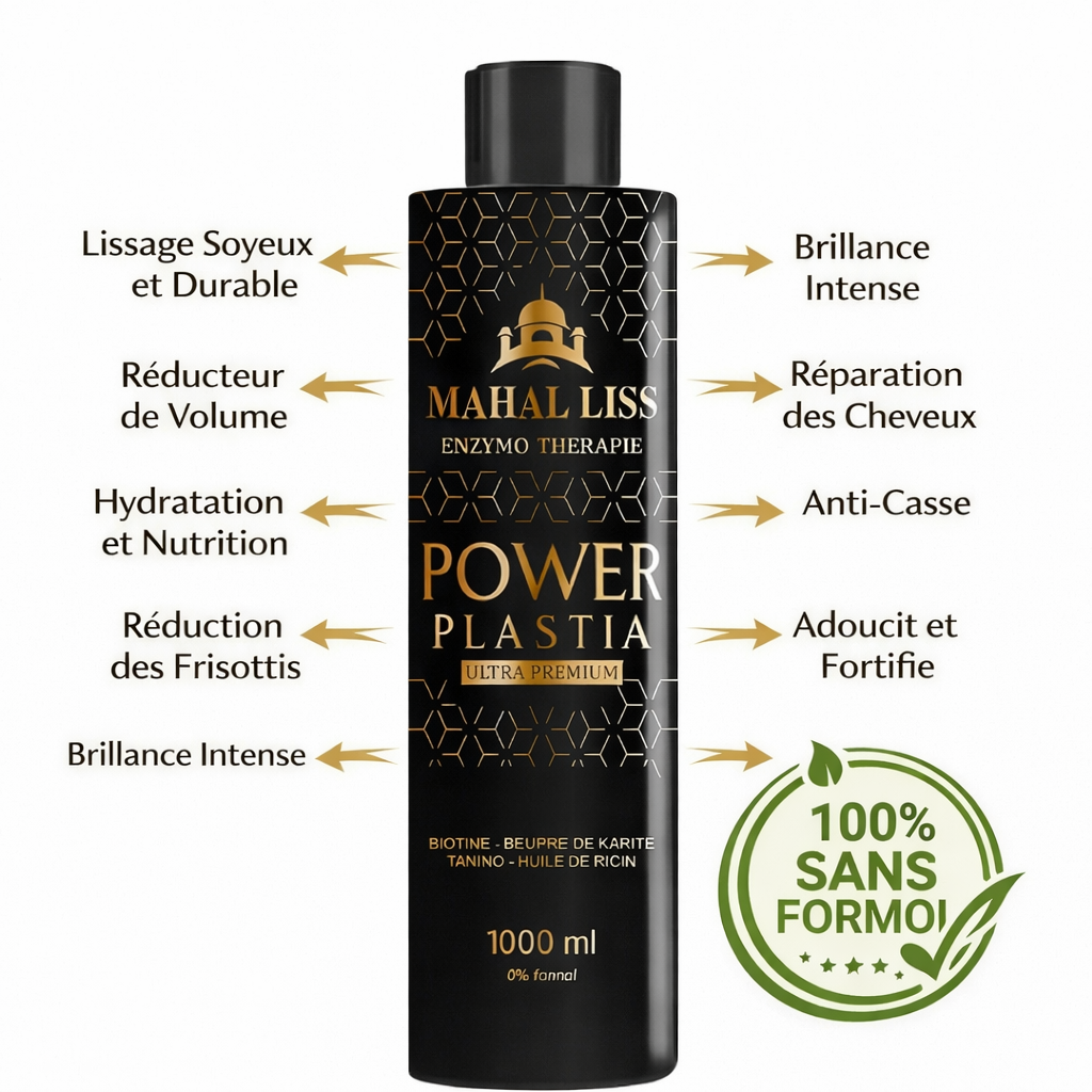 Power Plastia Mahal Liss® – Enzymothérapie Lissante Sans Formol | 1000 ml