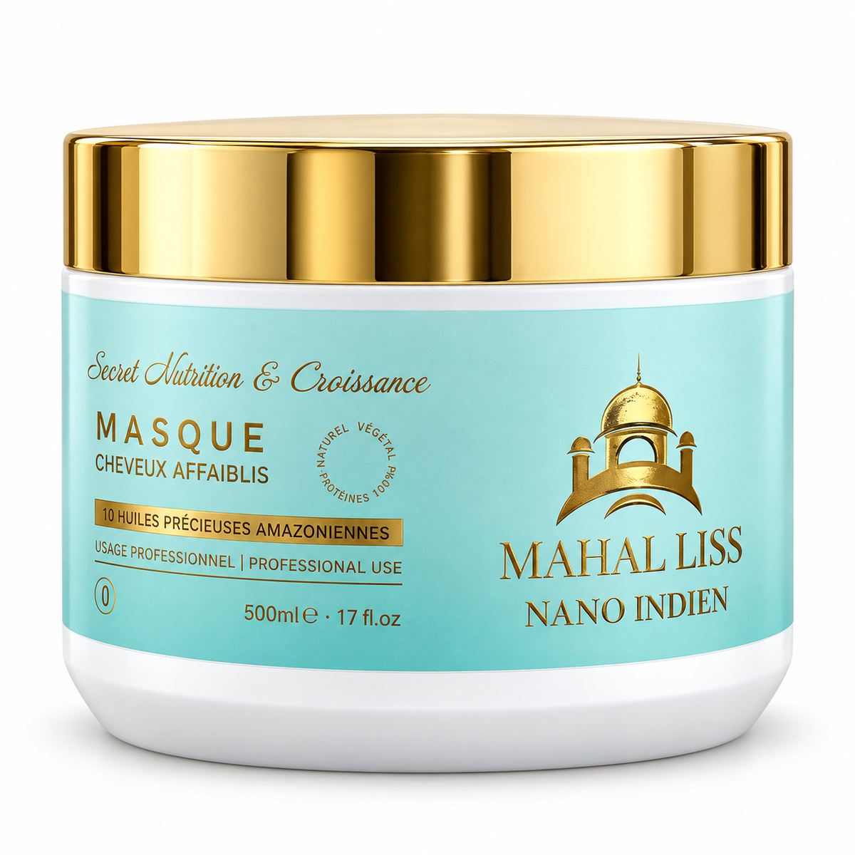 Mascarilla Mahal Liss® con 10 aceites 500gr