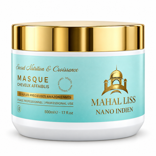 Masque 10 Huiles Mahal Liss® — Hydratation intense, 500 g