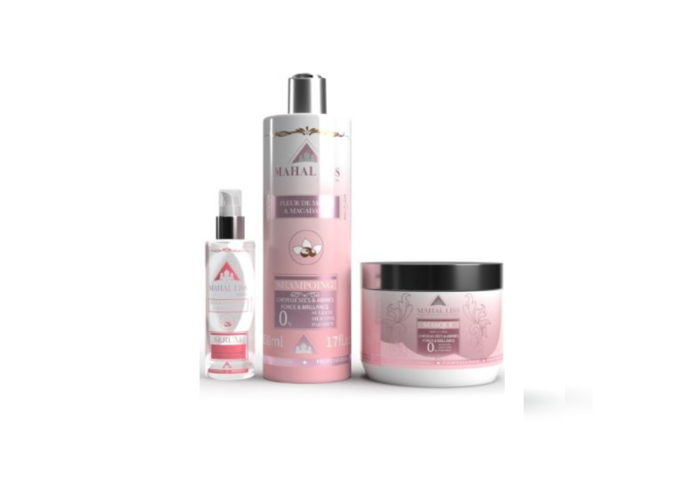 Kit entretien lissage mahal liss fleur de monoi et macadamia 