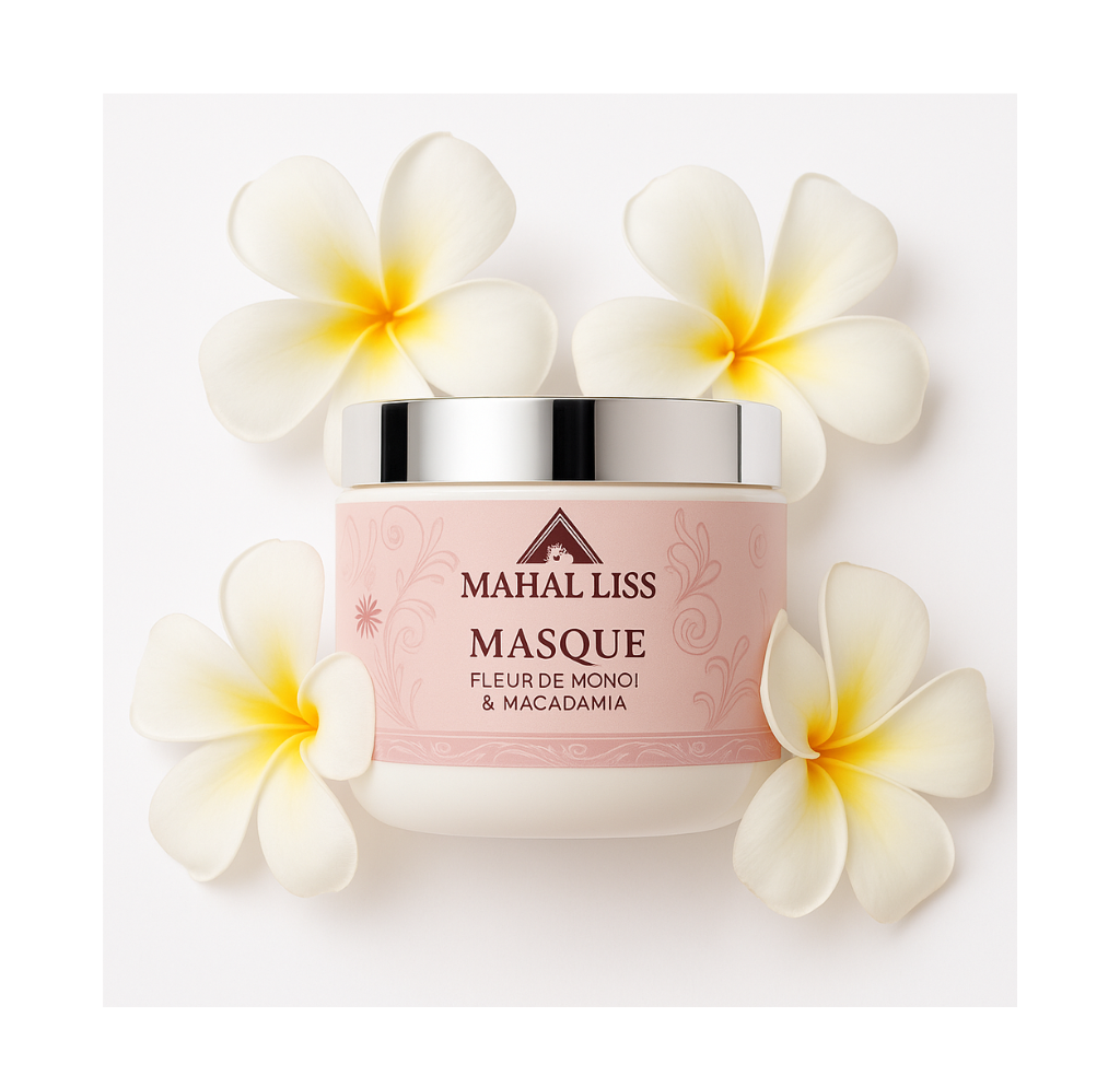 Kit Entretien Mahal Liss® Macadamia & Monoï – Soin Réparateur pour Cheveux Secs, Crépus & Abîmés