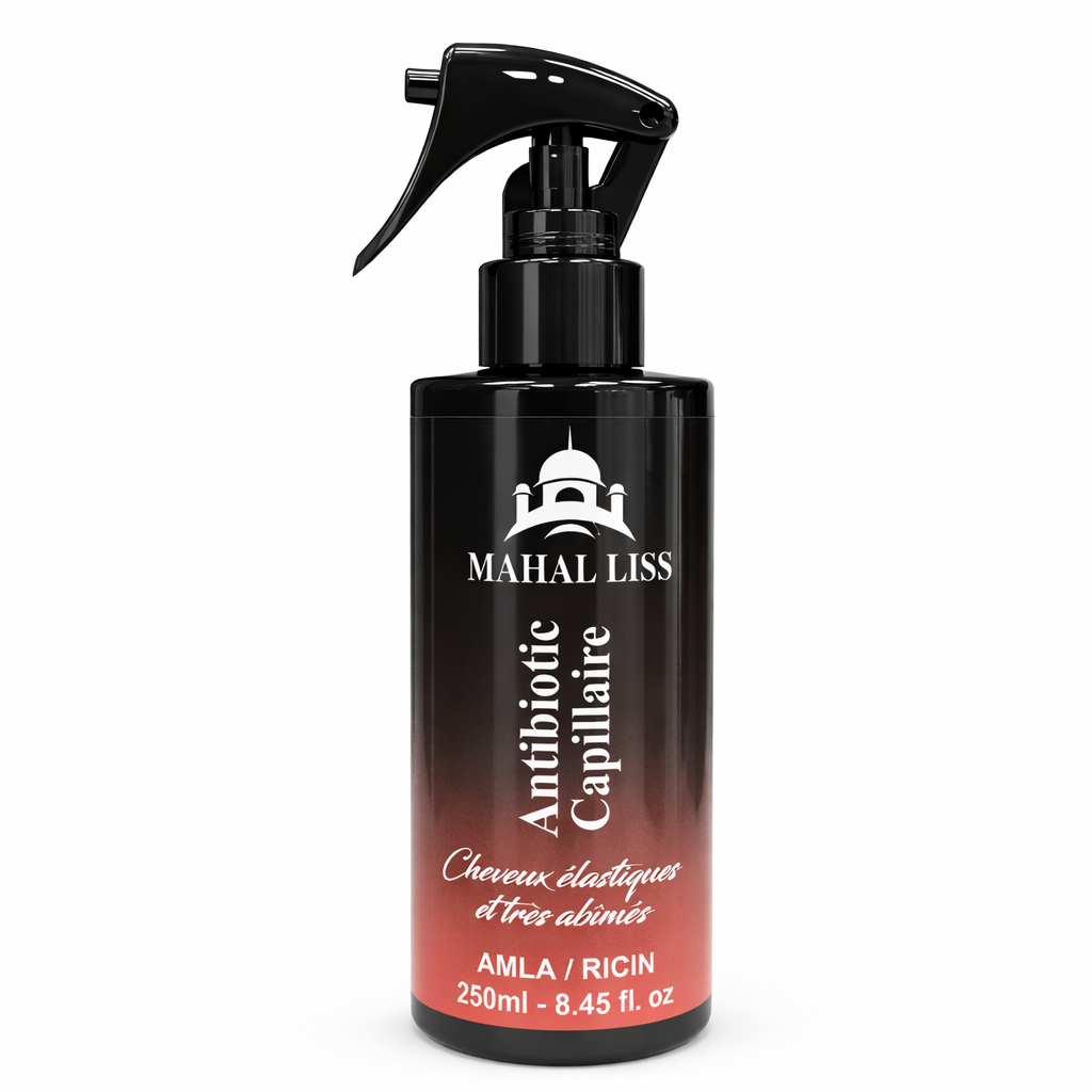 ANTIBIOTIC CAPILLAIRE MAHAL LISS – SOIN RÉPARATEUR PROFESSIONNEL INTENSIF POUR CHEVEUX ÉLASTIQUES ET TRÈS ABÎMÉS