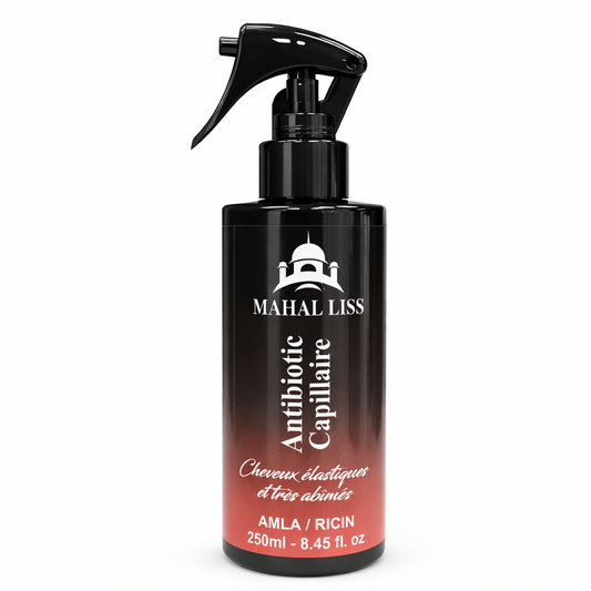 ANTIBIOTIC CAPILLAIRE MAHAL LISS – SOIN RÉPARATEUR PROFESSIONNEL INTENSIF POUR CHEVEUX ÉLASTIQUES ET TRÈS ABÎMÉS