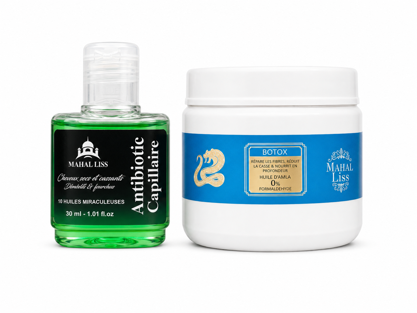 Mini Kit BTX Indien 10 Huiles Mahal Liss avec Antibiotic Capillaire