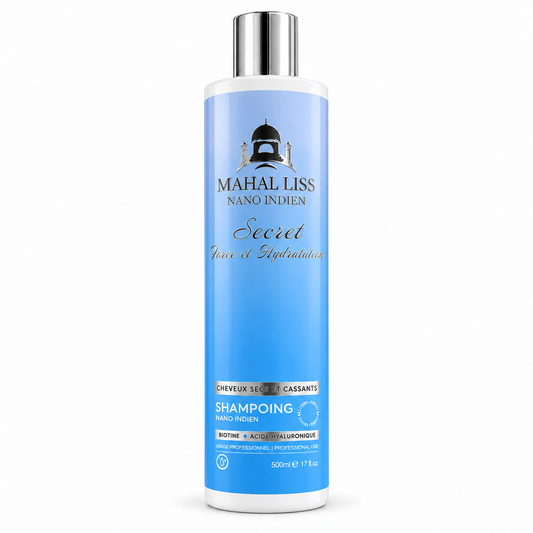 Shampoing Force & Hydratation Mahal Liss® — Cheveux secs et cassants, 500 ml