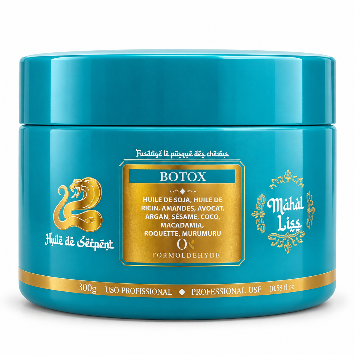 BTX Indio Mahal Liss® con 10 Aceites Preciosos – Tratamiento Profundo Sin Formol | 300 gr