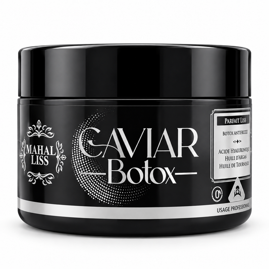BTX Capilar Mahal Liss® Caviar y Aceite de Nigella – Tratamiento Reparador, Alisador y Brillo Extremo