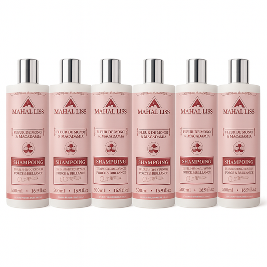 Lot de 6 shampoings monoi mahal liss
